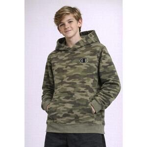 Champion Camouflage Hoodie Boys Youth Large 14-16 Pullover Sweatshirt Streetwear
